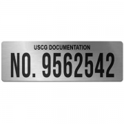 Stainless Steel Placard - Vessel Placards