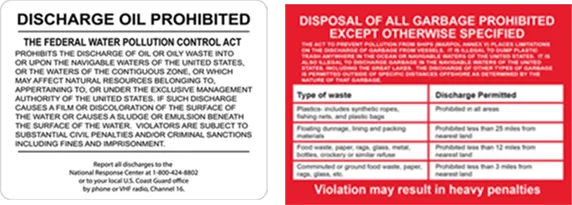 Marpol Signs