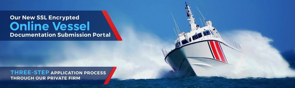 maritime coast guard vessel documentation banner