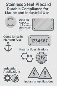 Stainless Steel Placard